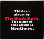 THE BLACK KEYS 「Brothers」